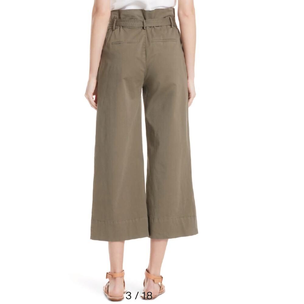 FRAME Wide Leg Crop Pants